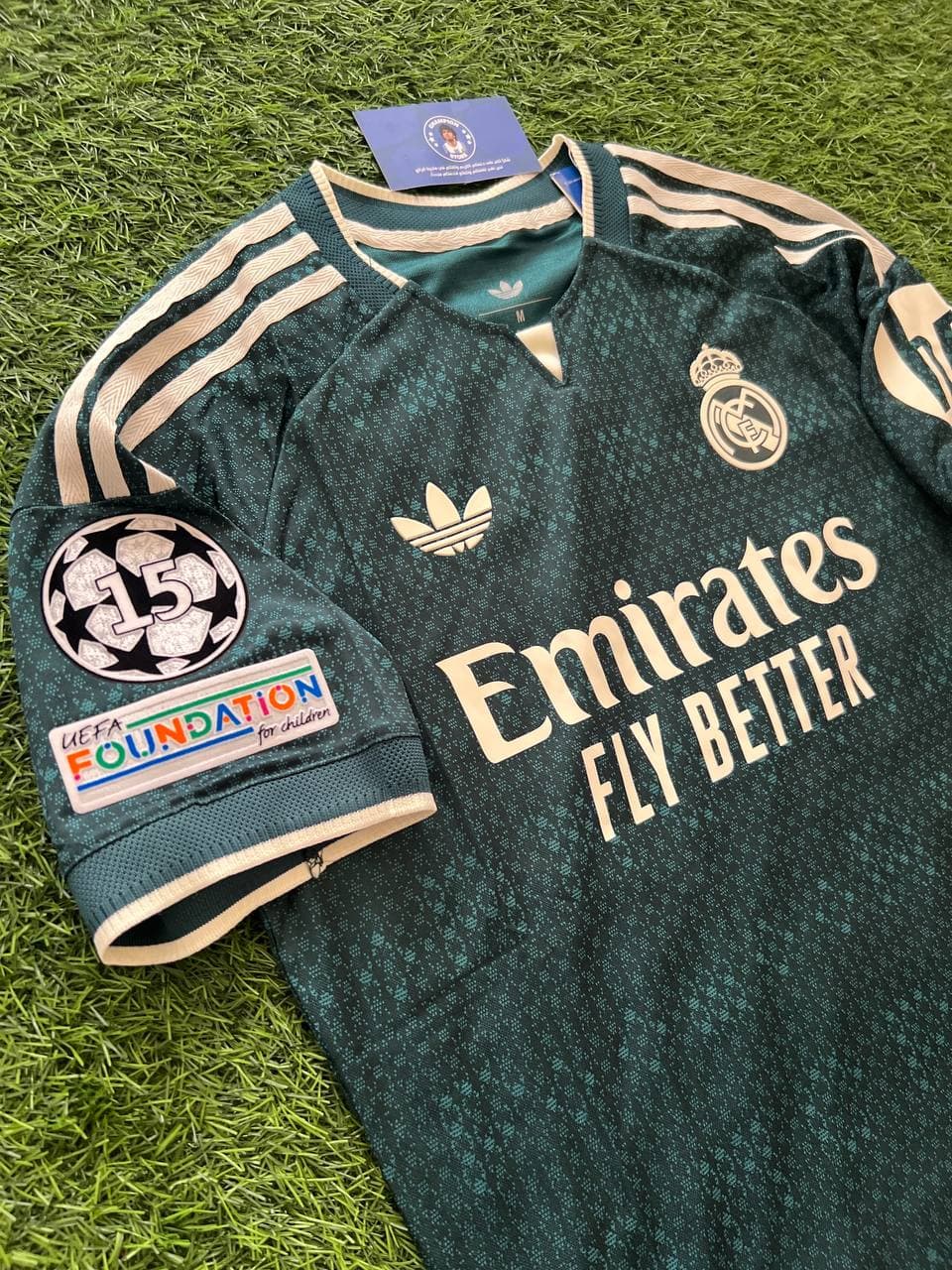 قميص نادي ريال مدريد الاحتياطي موسم 2026-2027 نسخة لاعبين باضافات الابطال