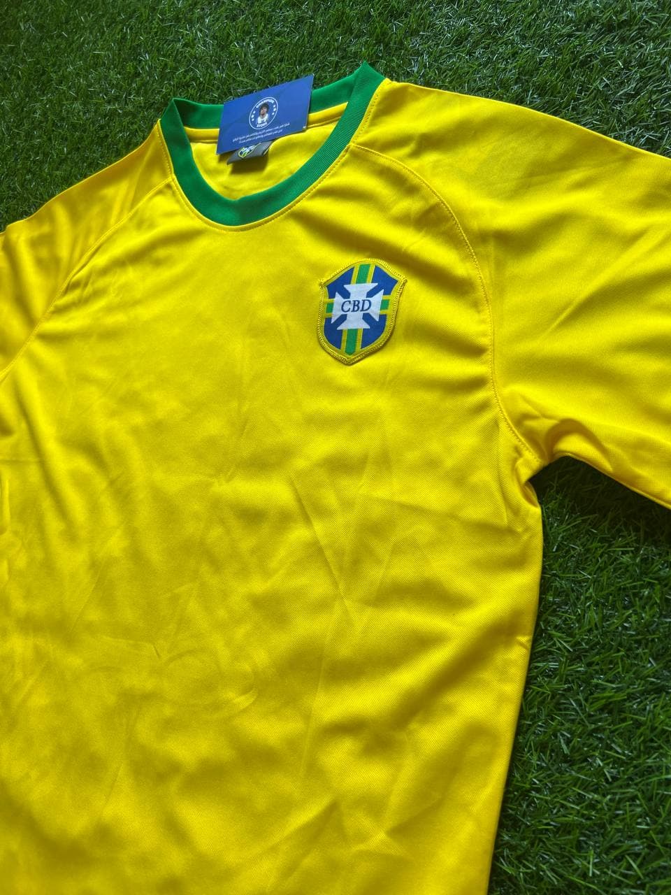 قميص المنتخب البرازيلي لكاس العالم 1970 باسم ورقم الاسطورة بيليه